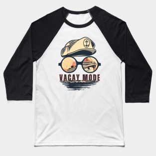 Retro Vacay Mode Cruise Baseball T-Shirt